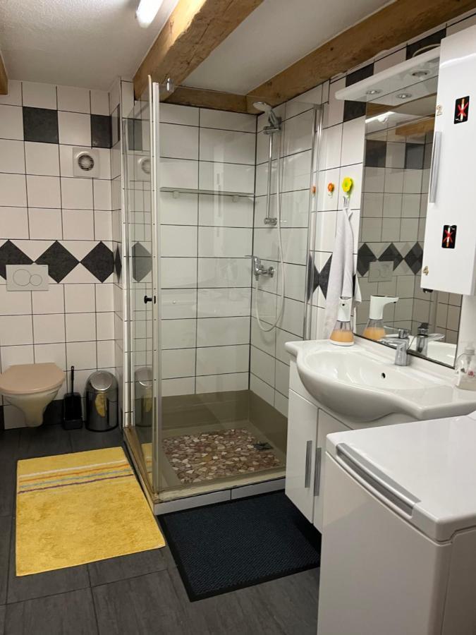 Chambre Papillon Avec Acces Terasse La Neuveville Bagian luar foto