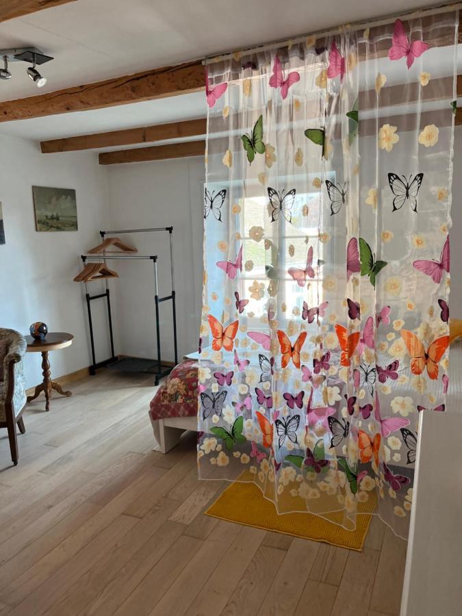 Chambre Papillon Avec Acces Terasse La Neuveville Bagian luar foto