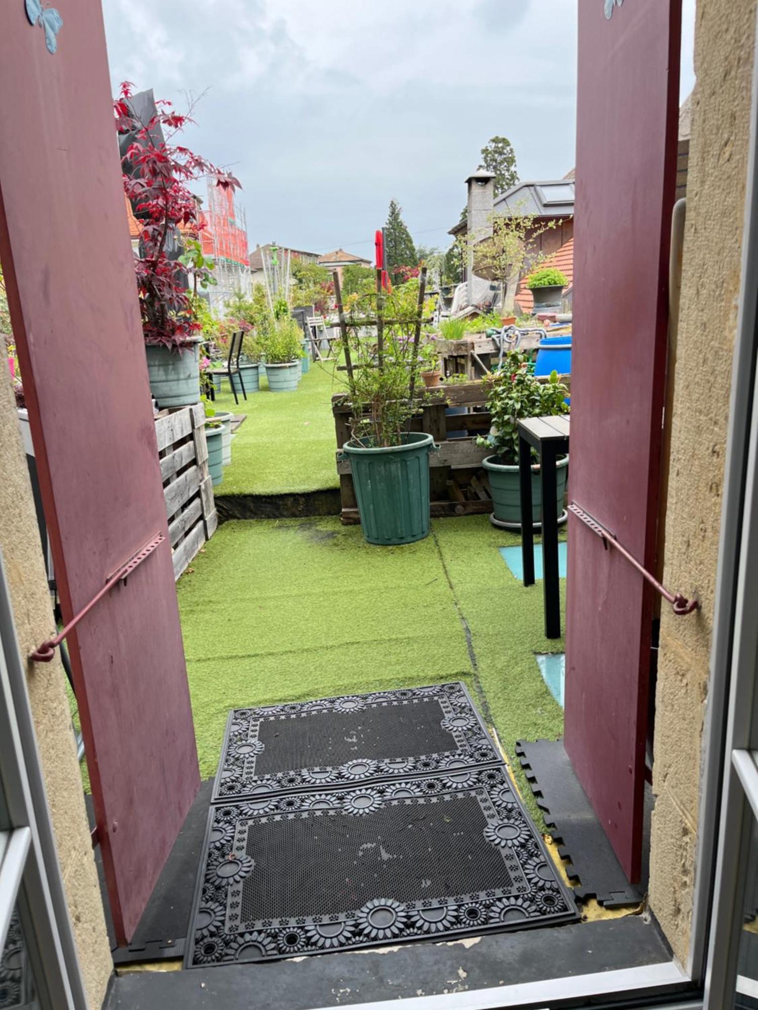 Chambre Papillon Avec Acces Terasse La Neuveville Bagian luar foto
